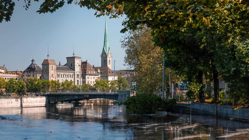 Zurich financial district, Switzerland