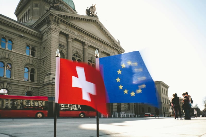 Swiss Federal Palace Bern — the 2021 DLT Act created ledger-based securities and the DLT trading facility licence through targeted amendments to the Code of Obligations, bankruptcy law, and FMIA