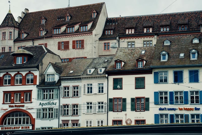 Zug Baarerstrasse modern office district — the hub of Swiss holding companies, family offices, and crypto DLT businesses in Crypto Valley